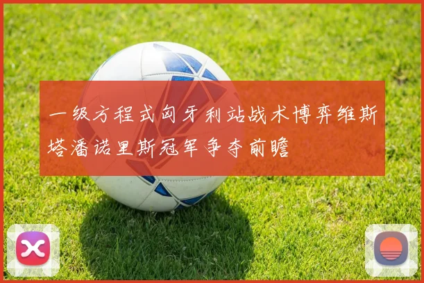 一级方程式匈牙利站战术博弈维斯塔潘诺里斯冠军争夺前瞻